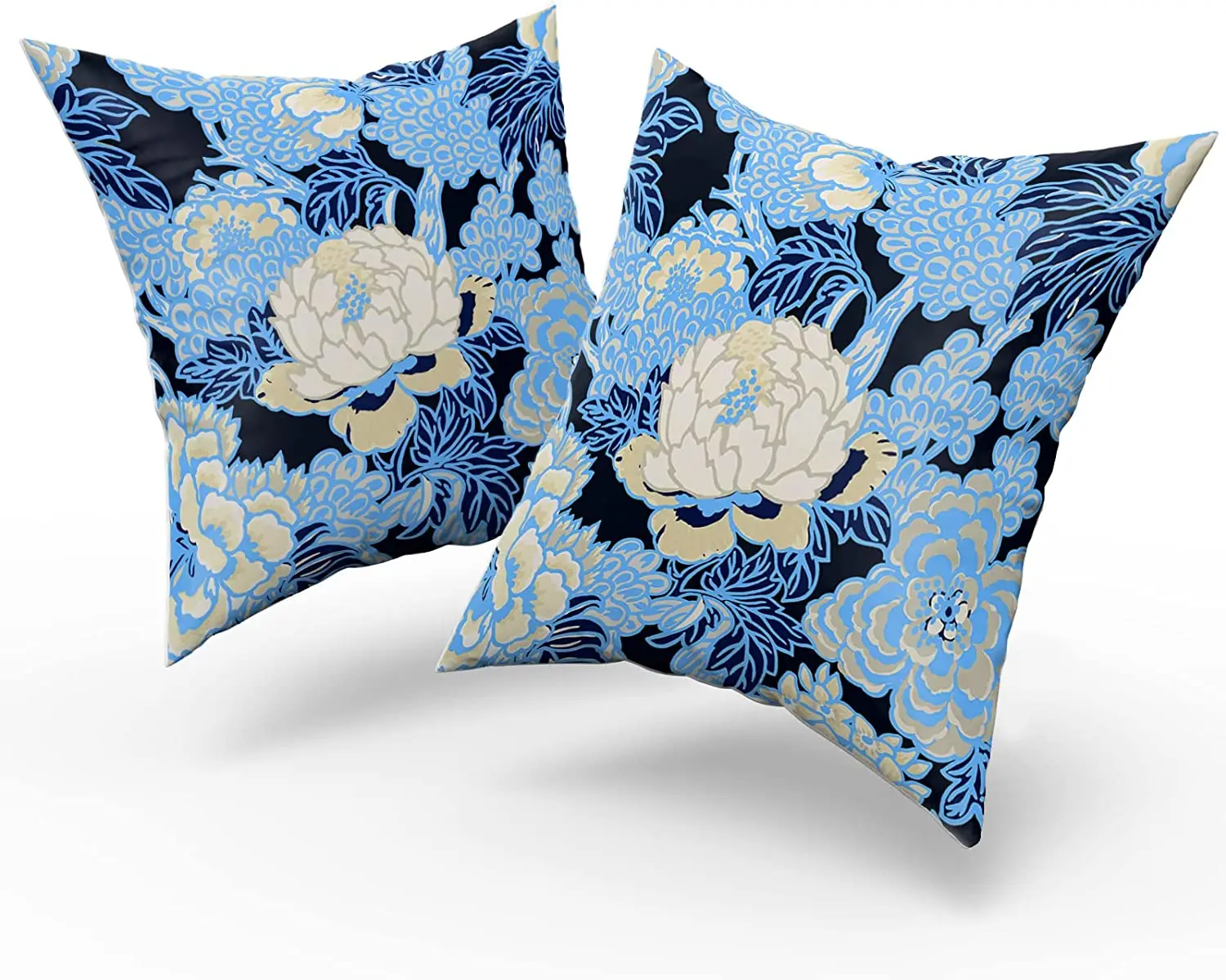 Chinoiserie Decorative Throw Pillows (2)