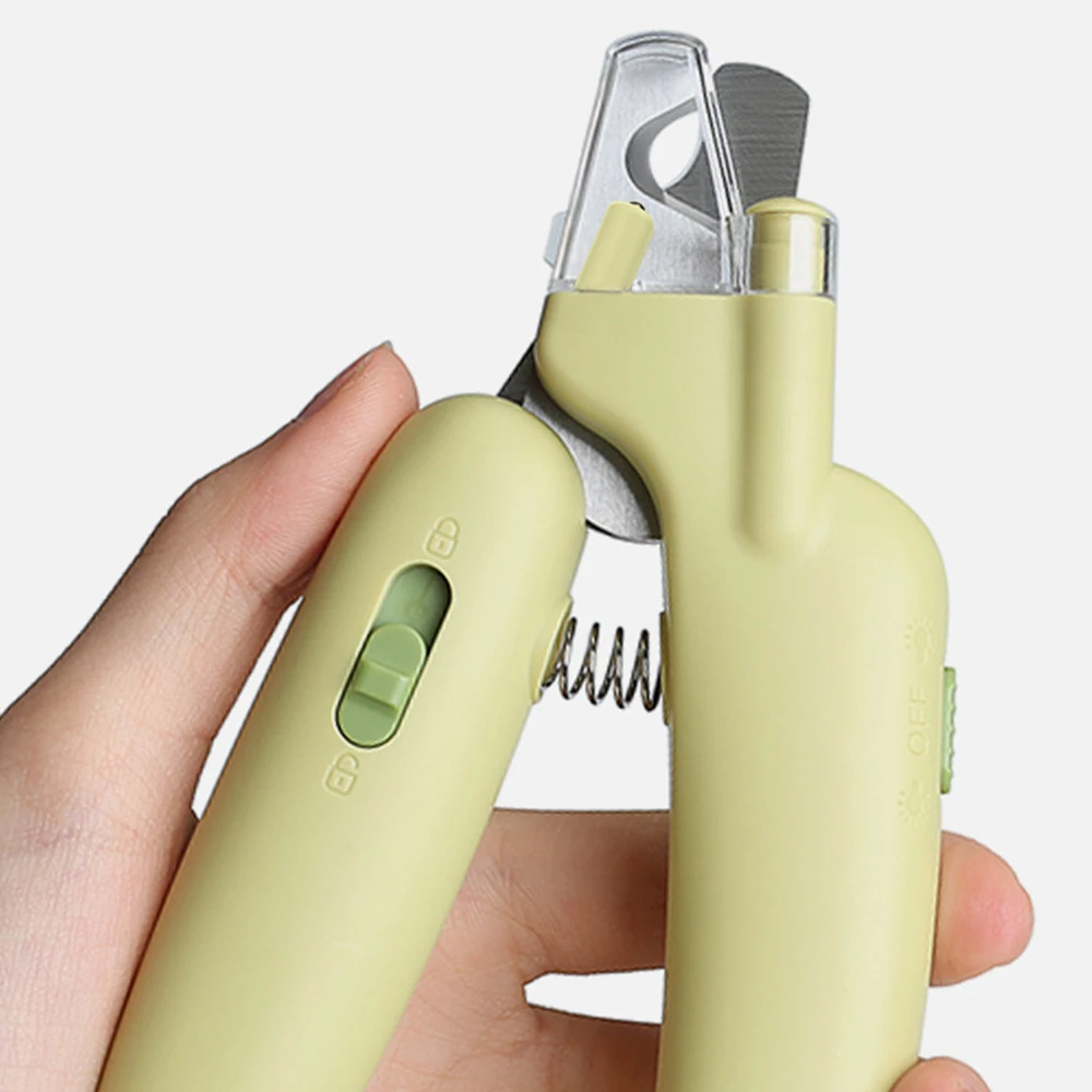 Professional Pet Nail Clipper Scissors With LED Light Cat Dog Nail Clippers Tool Scissors Nail Toeclaw Scissors Pet Supplies