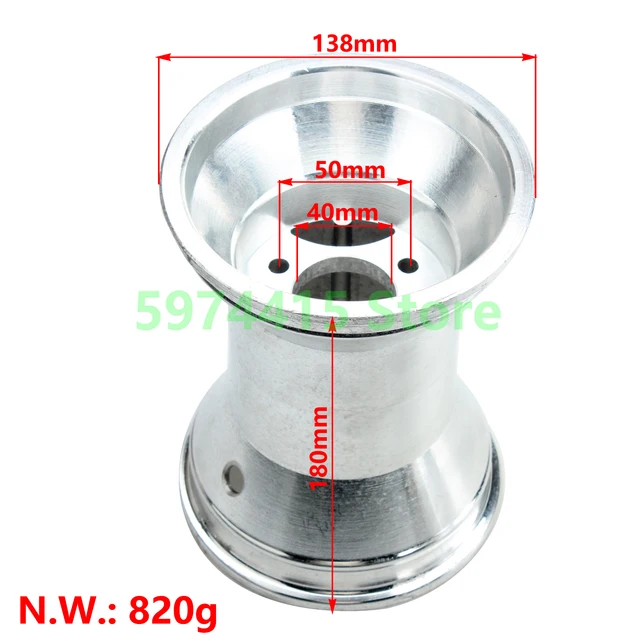 Volante Go Kart A Motore Ruota Anteriore Piena 175x40 Mm Ricambi - Main Image