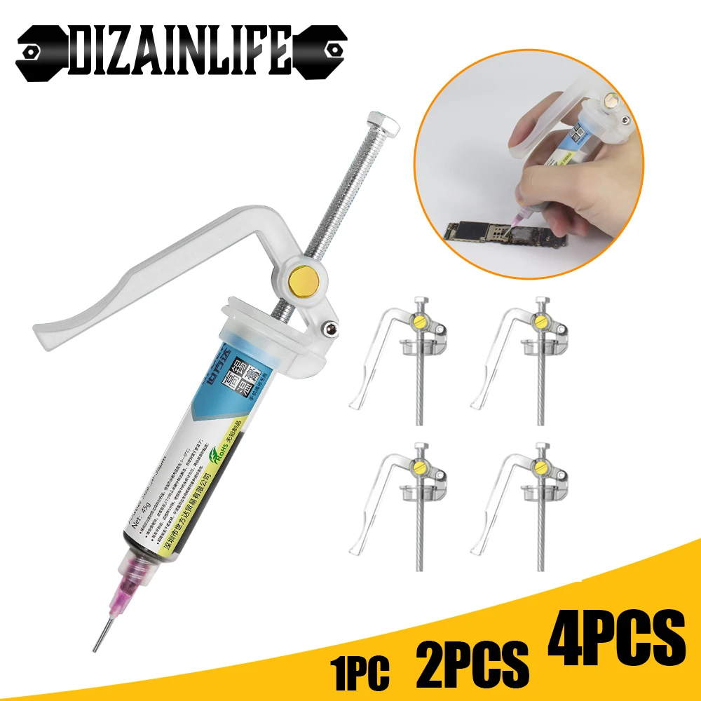 Solder Paste Syringe Extruder Solder Paste Extruder Kit Soldering