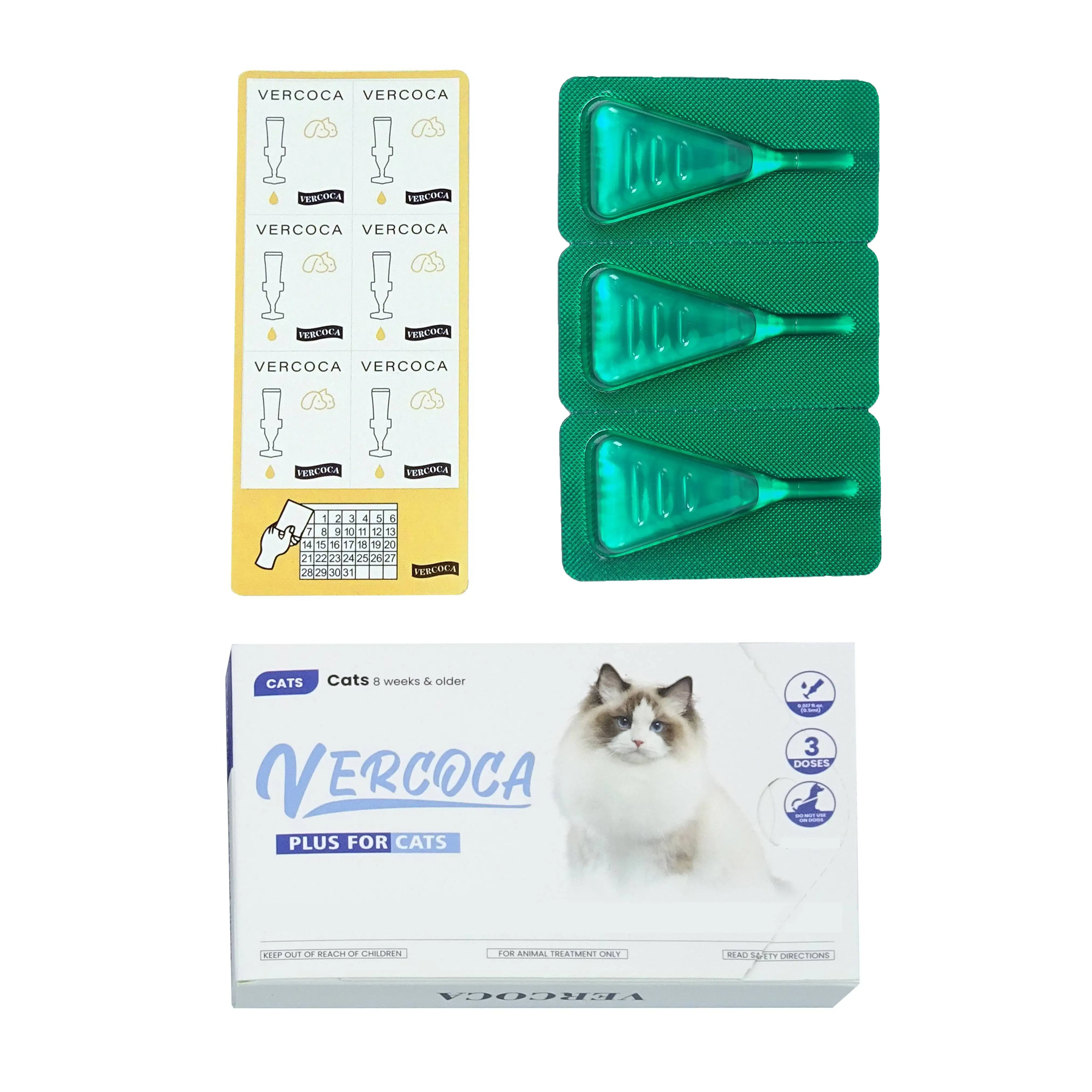 Pet Anti Itching and Anti-Flea Drops Mites Remover Same Formula as Front External Insect Repellent Drops for Cats 1