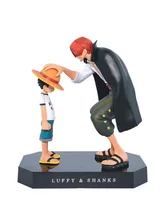 18cm One Piece Anime Figure Four Emperors Shanks Straw Hat Luffy PVC Model Sabo Ace Sanji Roronoa Zoro Statue Desktop Ornament 