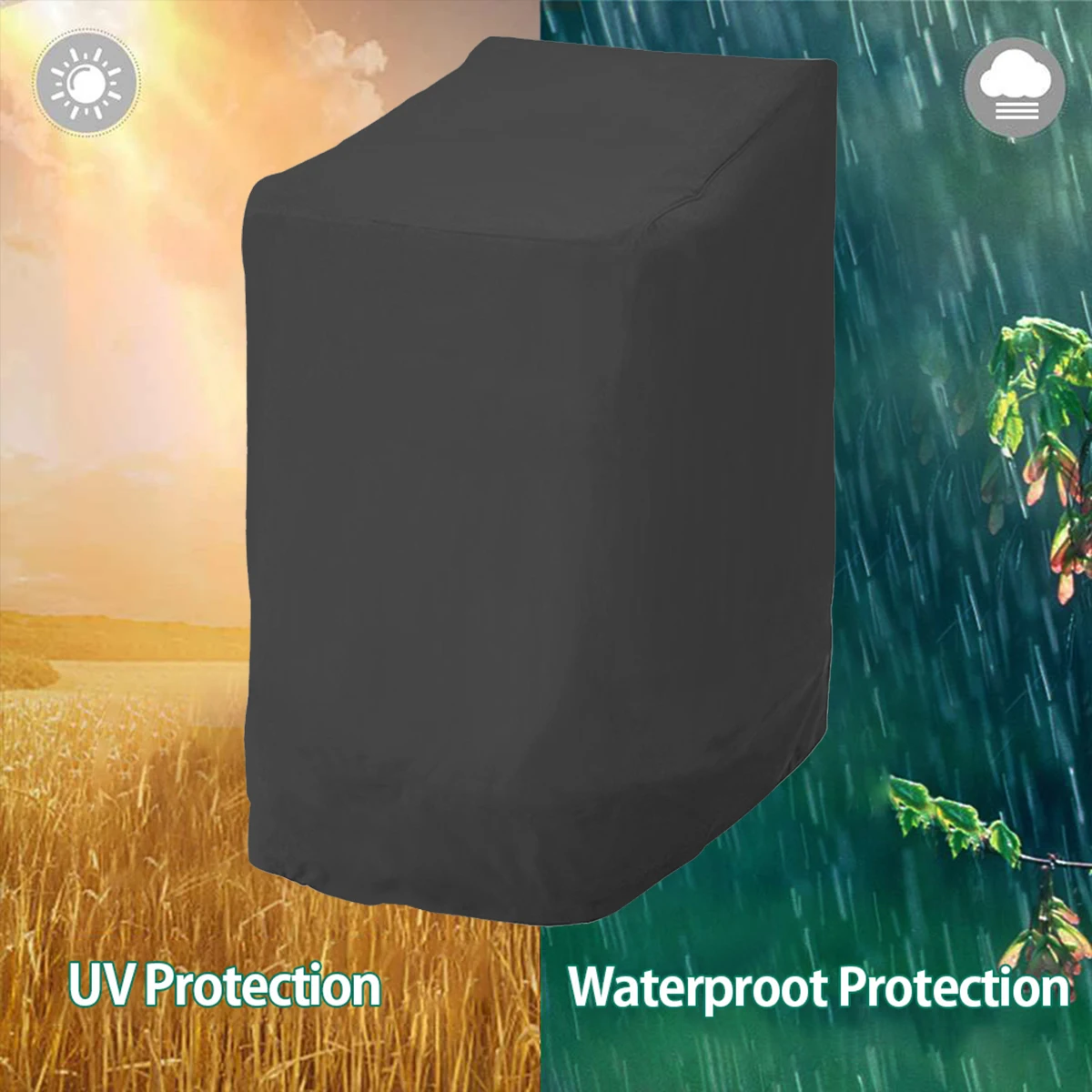 Outdoor Chair Covers Furniture Table Waterproof 210D Oxford Cloth Terrace Garden Sofa Furniture Dust Protective Cover