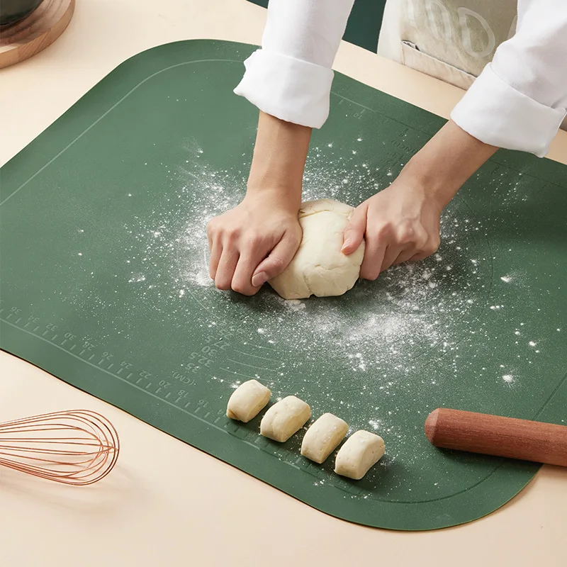 

Kneading Mat Food Grade Silicone Rolling Mat Household Kitchen Thickened Mat Large Baking Board