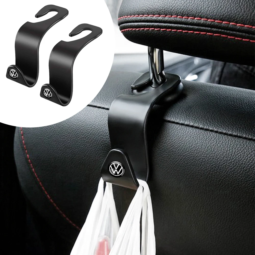 Car Seat Organizer Headrest Storage Hanger Rear seat hook Auto Seat Holder For Volkswagen VW Golf GTI Tiguan Passat Jetta MK5