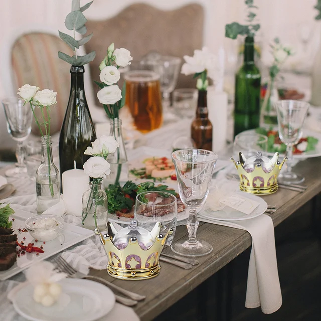 Box Candy Boxes Ajándék Esküvői Fõság Party Zuhany Mini Baba Kalózcsomagolás Csokoládé Konténer Tok Élzény Arany Üreges Kupola - Image 2