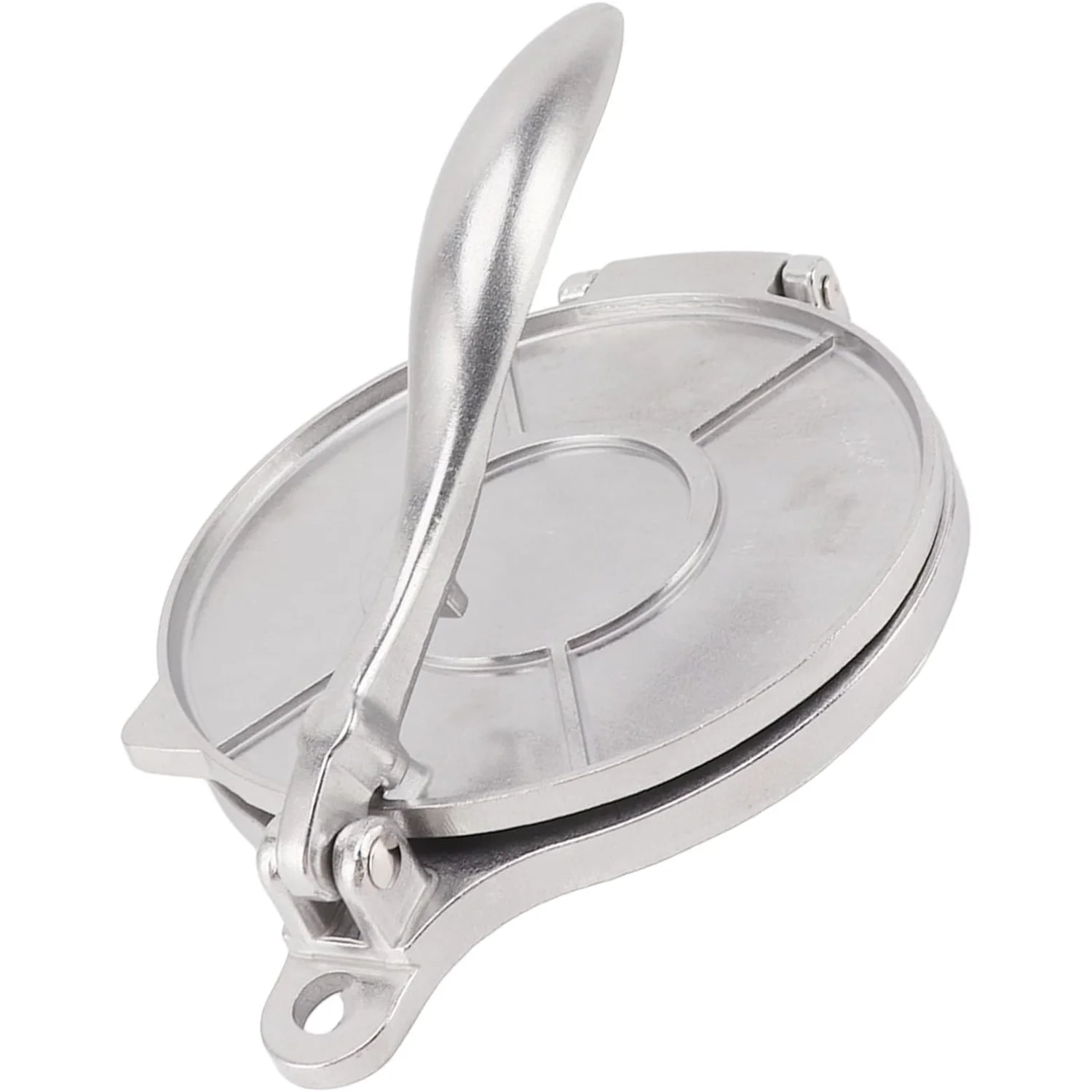Tortilla Press, Multifunctional Efficient Tortilla Maker Safe for (16cm Silver)