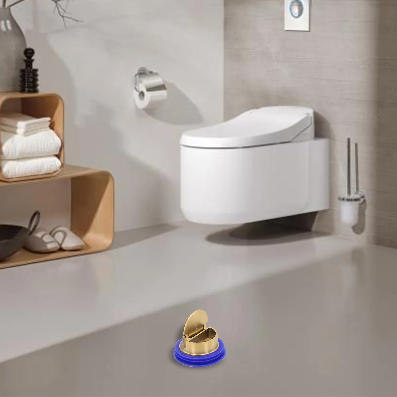 Floor Drain Core Shower Drainer Widely Used Anti Defection Copper Fast Drainage Pipes Tubes Toilet