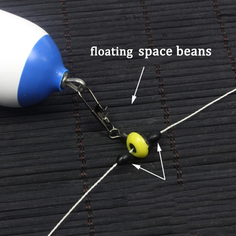 1pcs Fishing Float Bobber Stops Space Beans Connectors Saltwater Fishing  Tools Equipment Sea Fishing