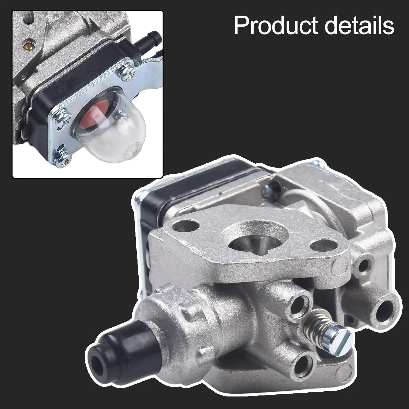 

Carburetor With Gasket For Trimmer Bushcutter Lawn Mower For Kawasaki TH43 TH48 Parts Replacement Garden Pruning Durable