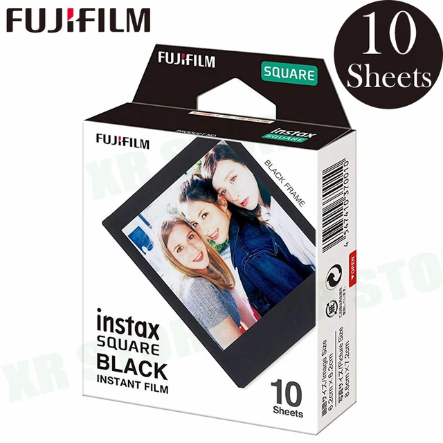 Papel Instax Mini x 10 films Fujifilm Borde Negro