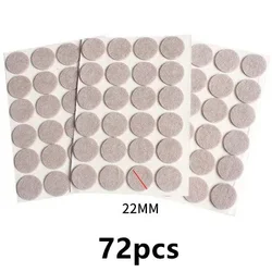 Felt Chair Leg Floor Protector Pads - Non-Slip, Self-Adhesive Furniture Accessories (22mm-72pcs)