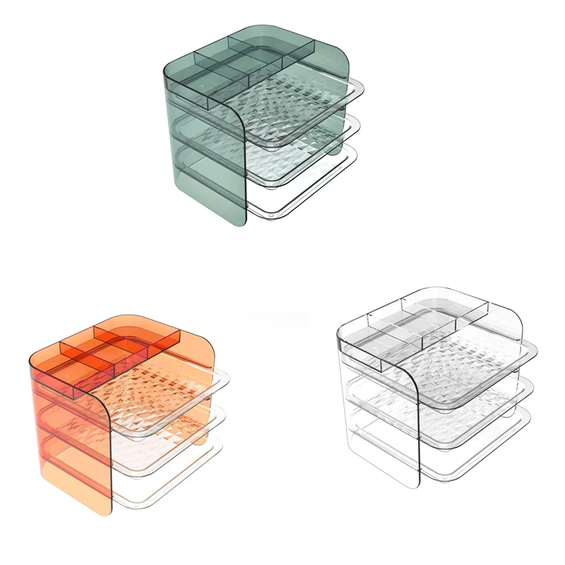 

Ящик для хранения косметики, витрина для украшений, кухонная многофункциональная боковая тарелка