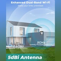GENBOLT 2.5K AOV Solaire WiFi Caméra De Surveillance Extérieur sans Fil, Enregistrement 24/7 3MP+3MP IP Caméra Surveillance Batterie avec détection IA 90FT,8W 15600mAh Caméra CCTV Double WiFi 2.4&5GHz 2