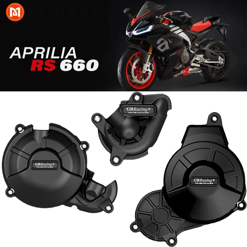 Engine Guard Cover for Aprilia TUONO 660 RS 660 RS660 Engine Case Protection for Motorcycle Engine Cover,Engine Cover Protector,Engine Guard