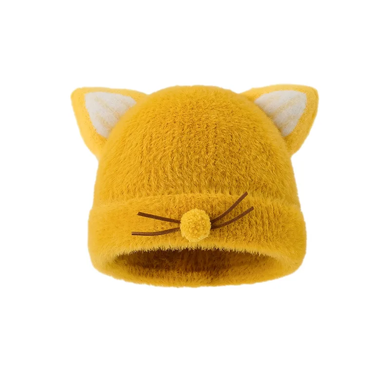 

1-4Y Kids Winter Hats for Newborn Boys Heart Crochet Bonnet Toddler Girl Cap Children Baby Photography Props Accessories Caps