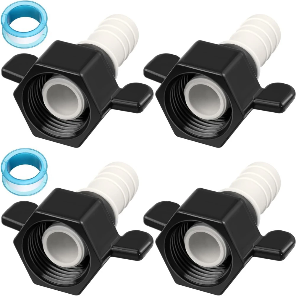 1/2 Inch Fittings PEX Fittings For Various Angles And Directions Versatile Adapters Convenient Package Heat Resistant Nylon