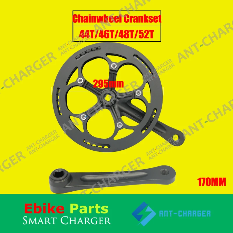 44T46T48T52TEbikeBikeSingleSpeedChainwheelChainringCrankset