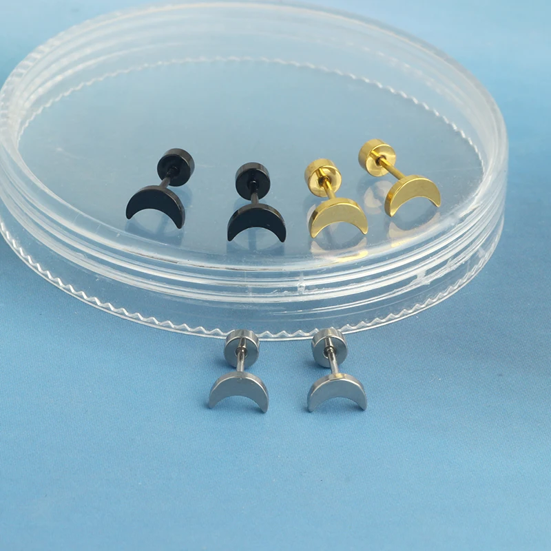 Minimalist Heart Stud Earrings for Girls 3 Metal Colors Available Simple Stylish Women Earrings Versatile Fashion Jewelry