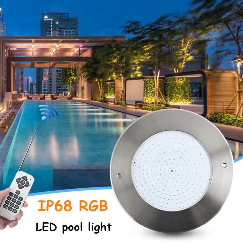 Led Underwater Lights Ultra-thin Wall Lights Pool Light RGB Remote Control Color Changing Light Bright Fixtures Full Stainless en2at27h remote control for sharp 4k ultra led tv sub lc 32p5000u for hisense vidaa 40h5f 32h5f1 32h5e 32h5e1 32h5508 32h5020e