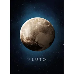 Celestial Planetary Wall Art Canvas - Sun & Venus Nordic Poster Decor - 50X70 no frame (6)