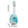 Toddler Ukulele Guitar Toy,Early Education Musical Instruments 4 Strings Mini Guitar Learning Toys Parent-Child Interactive Toys 5
