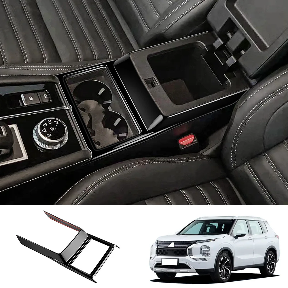 

Аксессуары для Mitsubishi outlander 2022 23 2024, держатель стакана для воды на переднее сиденье, декоративная панель, Обшивка салона, Стайлинг