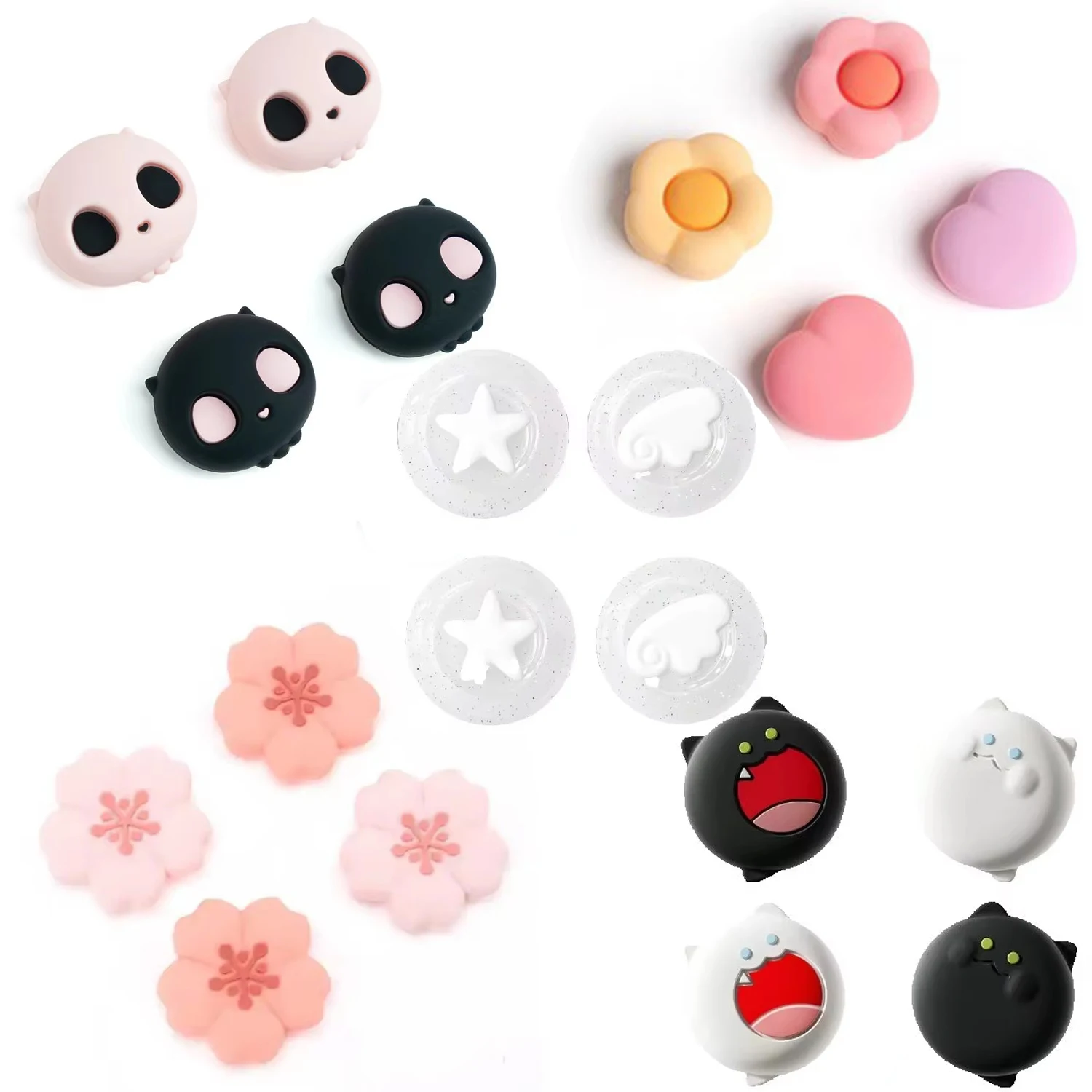 Silicone Thumb Stick Grip Caps - Soft Covers