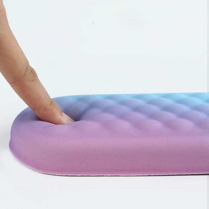 Keyboard Wrist Rest Pad Set Soft Memory Foam Mouse Pad Wrist Support Cushion Pain Relief Ergonomic Computer Mousepad