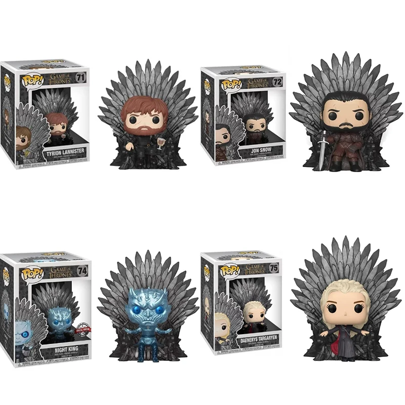 Funko POP Thrones Джон Сноу 72 # ночной Кинг 74 # тайрион Ланнистер 71 # Cersei Lannister 73 # данерис Таргариен 75 # модели игрушки подарки