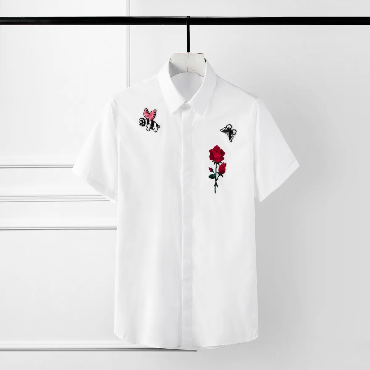 

High Quality Luxury Jewelry Embroidered T-Shirts Oem Men Fashion Casual Polo Long Sleeves T-Shirts