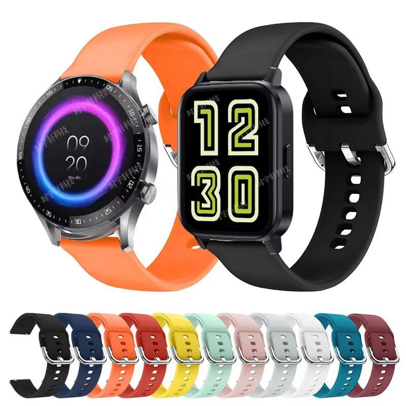

Silicone Sport Strap For DIZO Watch 2 Sports Watchband Quick Release Bracelet For DIZO Watch R Talk/D Talk/Pro/2 Men Smartwatch