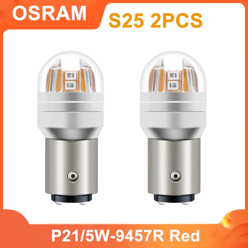 OSRAM Upgrade LED Signal Light S25 P21W PY21W P21/5W LEDriving SL Advance  9456CW 9456Y 9457R Car Fog Bulb Stop Lamp (2PCS)