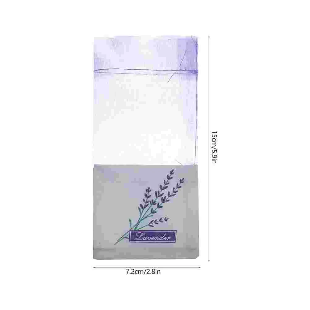 Deodorant sachet bags Fragrance bags 25/30Pcs Lavende Sachet Bags Portable Flowers Printing Beautiful Fragrance Lavender Sachet Bag for Seeds Dry Flowers Bags