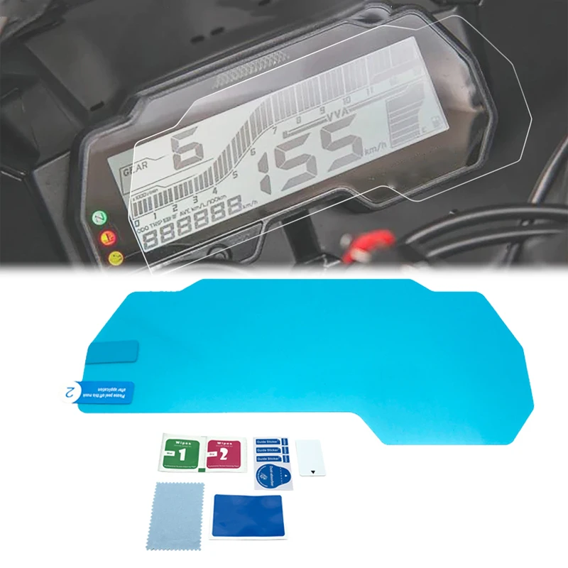 

For YAMAHA R15 V3 MT15 MT-15 YZF-R125 MT-125 2017-2020 Motorcycle Cluster Scratch Protection Film Dashboard Screen Protector