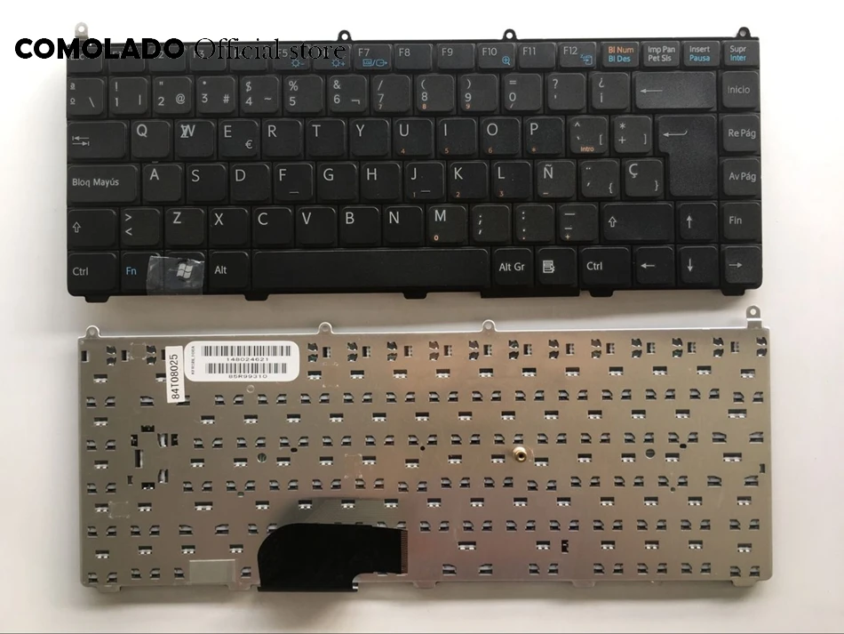 

Испанская клавиатура для SONY, для Vaio VGN-FE15C FE25C FE35C FE45C FE28C, черно-белая раскладка SP