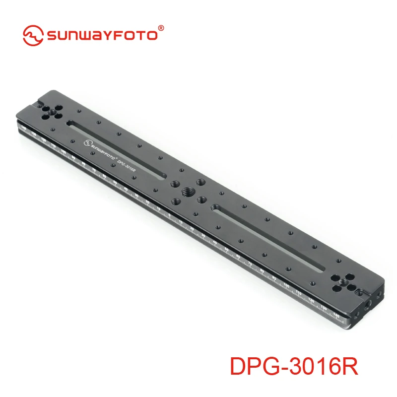 

SUNWAYFOTO DPG-3016R Tripod Head Quick Release Plate for DSLR Camera Tripod Plate Professional Monopod Quick Release Plate