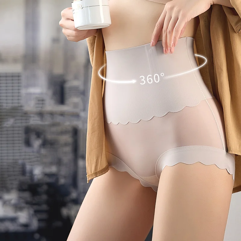 

Bodyshaper High Waist Seamless Panties Women Underwear Anti-bacteria Soft Crotch Briefs for Female Intimates Lingerie Shapewear