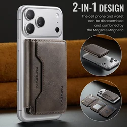 Enhanced Magnetic Card Holder with RFID Blocking Technology (Coffee)