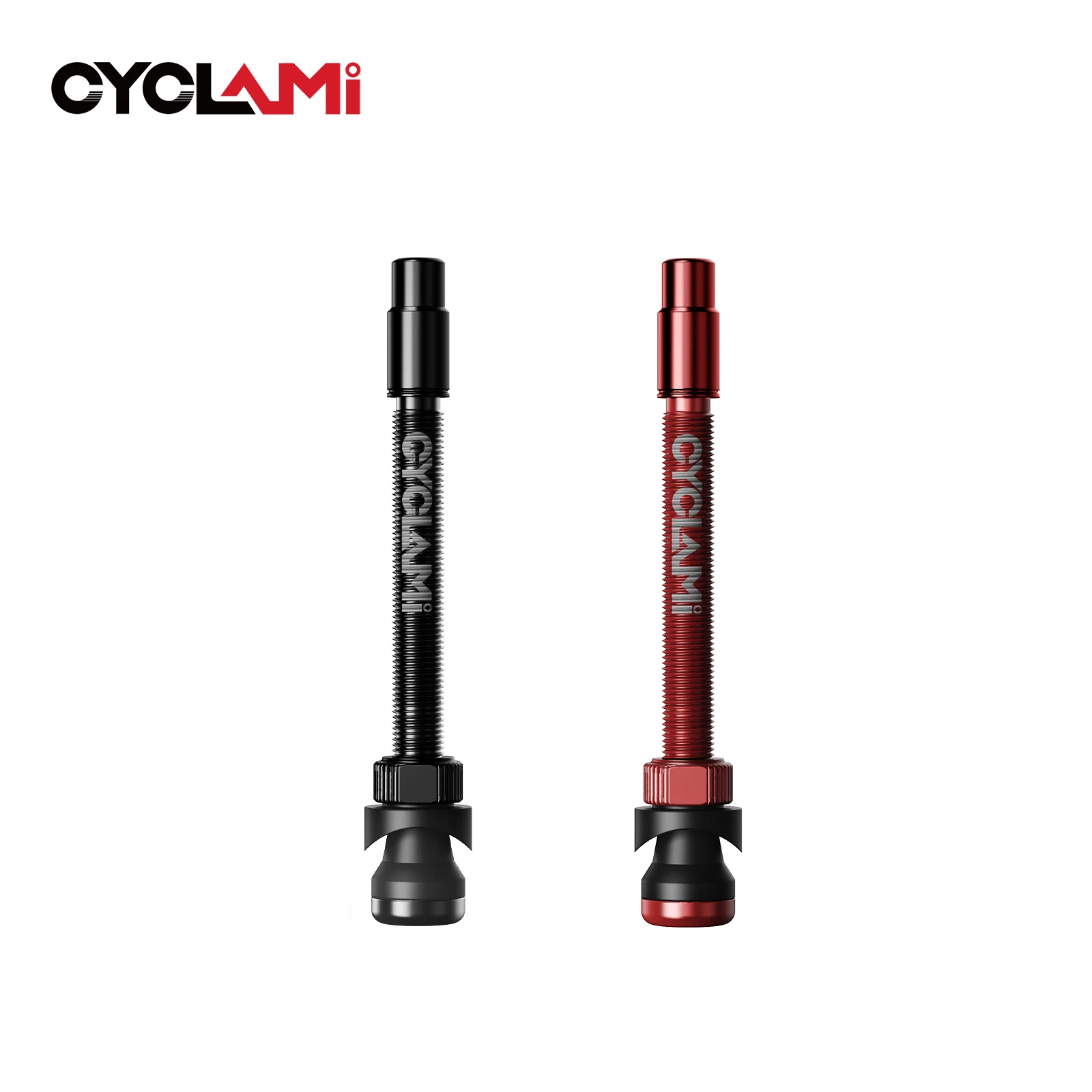 CYCLAMI Tubeless Bicycle Aluminum Presta Valves with Removable Core