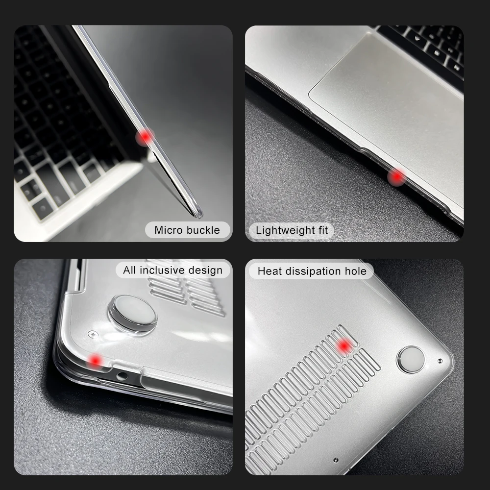 Capa para Laptop para Macbook Air 13 A2337 2023 A2338 m1 Chip Pro 13 2023 m2 Air 13.6 12 11 15 Macbook Pro 14 Pro 16 2023 - Imagem 6