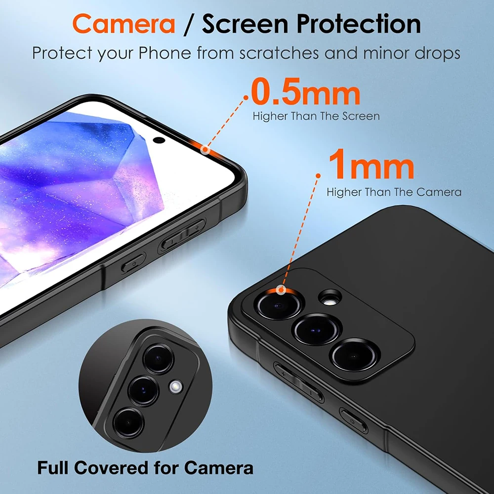 Premium Ultra-Thin Frosted Matte Silicone Soft Case