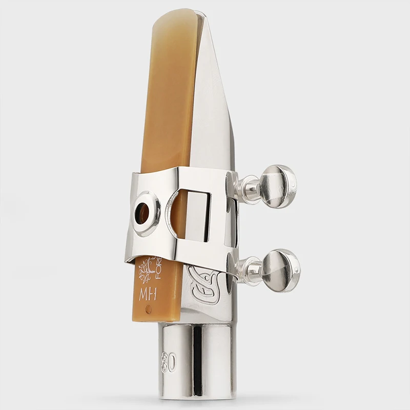 SHARE RAIN Eb alto Bb Soprano Tenor SAX Clarinet Hard rubber Ebonite metal Beechler mouthpiece appropriative metal ligature Saxophone mouthpiece Saxophone accessories Clarinet accessories Saxophone ligature