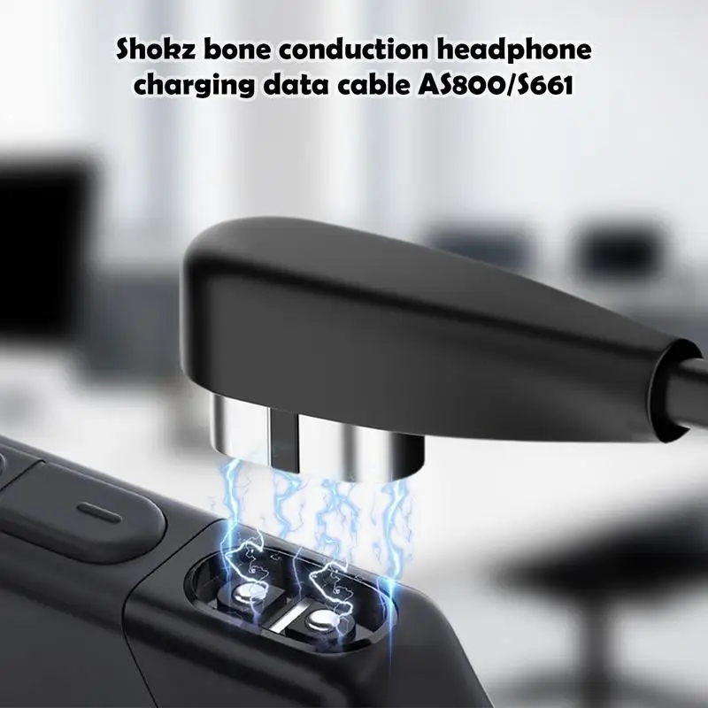 For Shokz AS800 S803 S810 OpenComm OpenRun AfterShokz Aeropex OpenRun Pro Mini Bone Conduction Headphones Magnetic Charing Cable