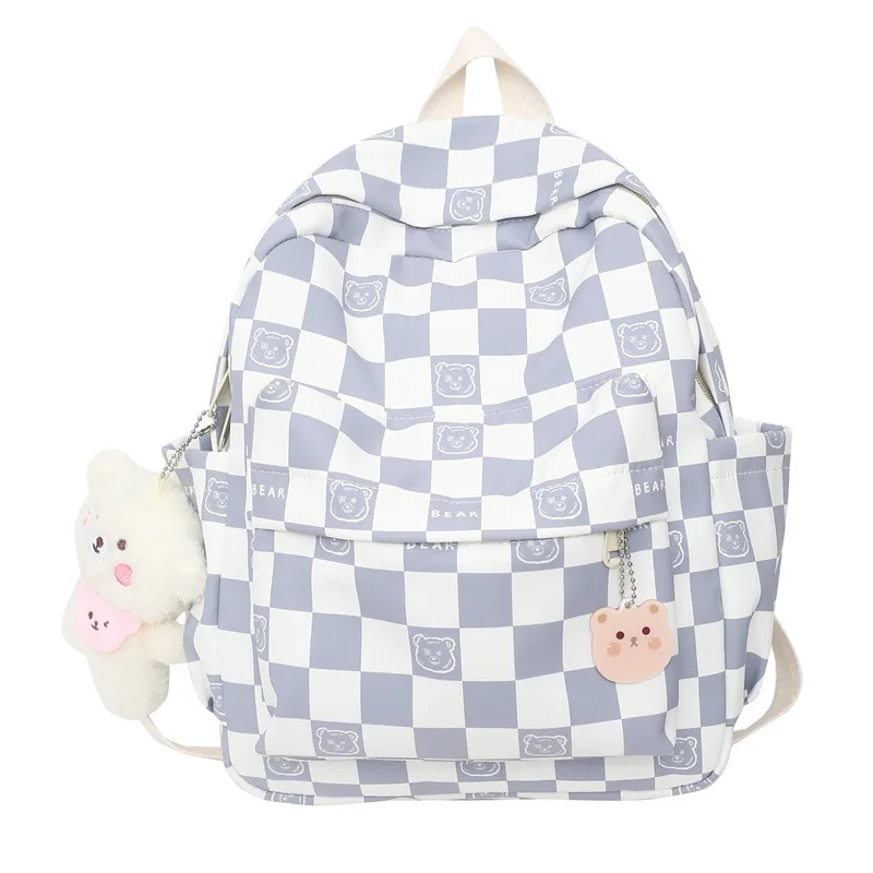 Cute Bags for Girls Backpacks for High School Popular Pink Blue Black Color Girls Sports Cartoon Backpack for Travel