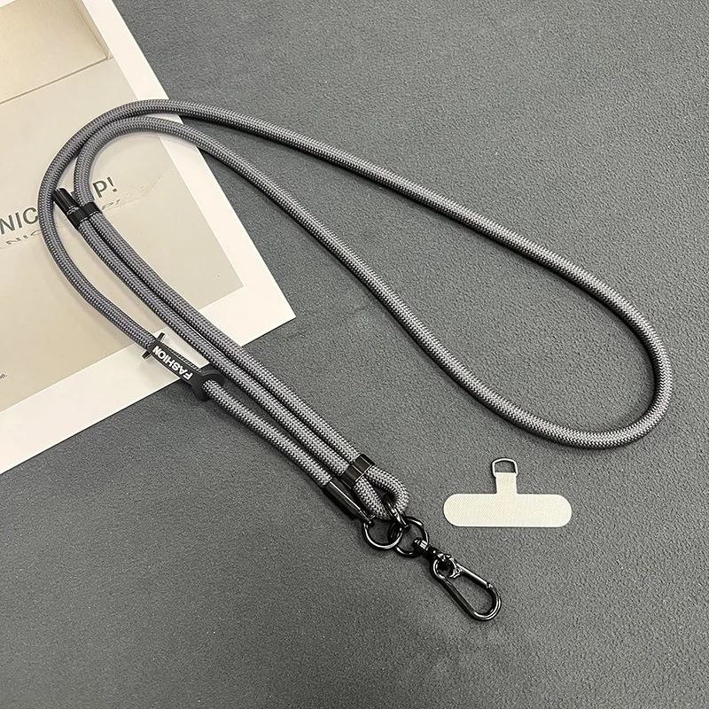 Versatile Crossbody Adjustable Phone Lanyard Strap with Detachable Neck Cord, 150cm