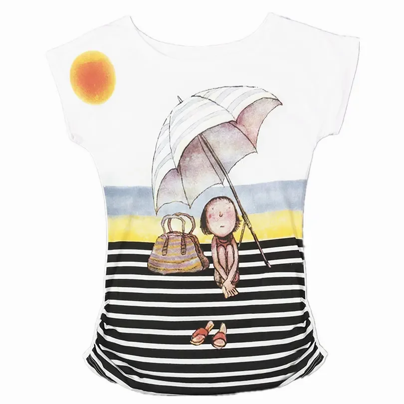 

Женская хлопковая футболка с коротким рукавом, Повседневная Свободная эластичная Футболка с принтом животного, весна-лето 2023