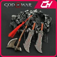 God of War Kratos The Leviathan Axe Game Ghost of Sparta Anime Game Peripheral Katana Keychain Weapon Model Toys Gifs for Boys 1