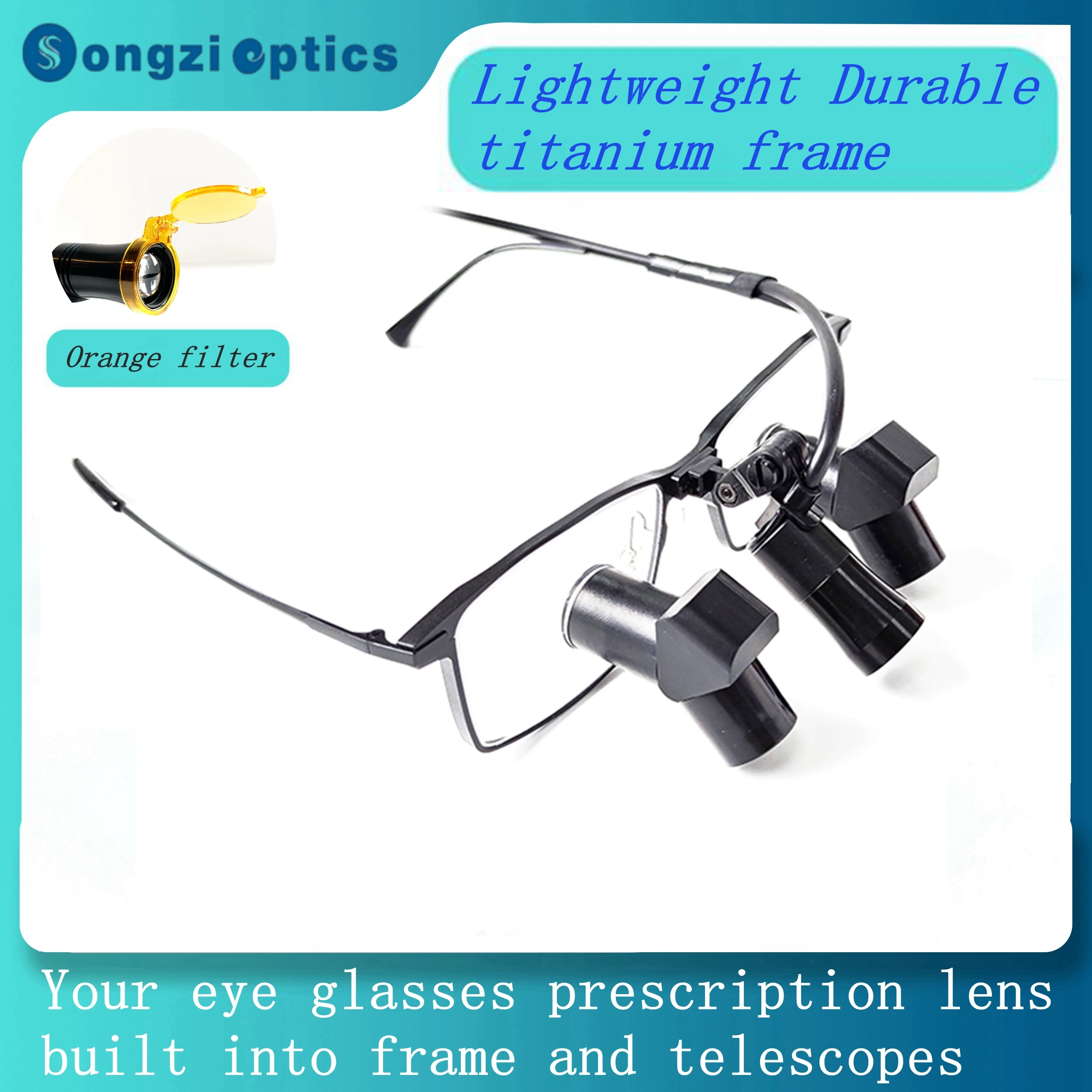 SongziOptics35XTTLErgonomicDentalLoupesBinocularSurgical