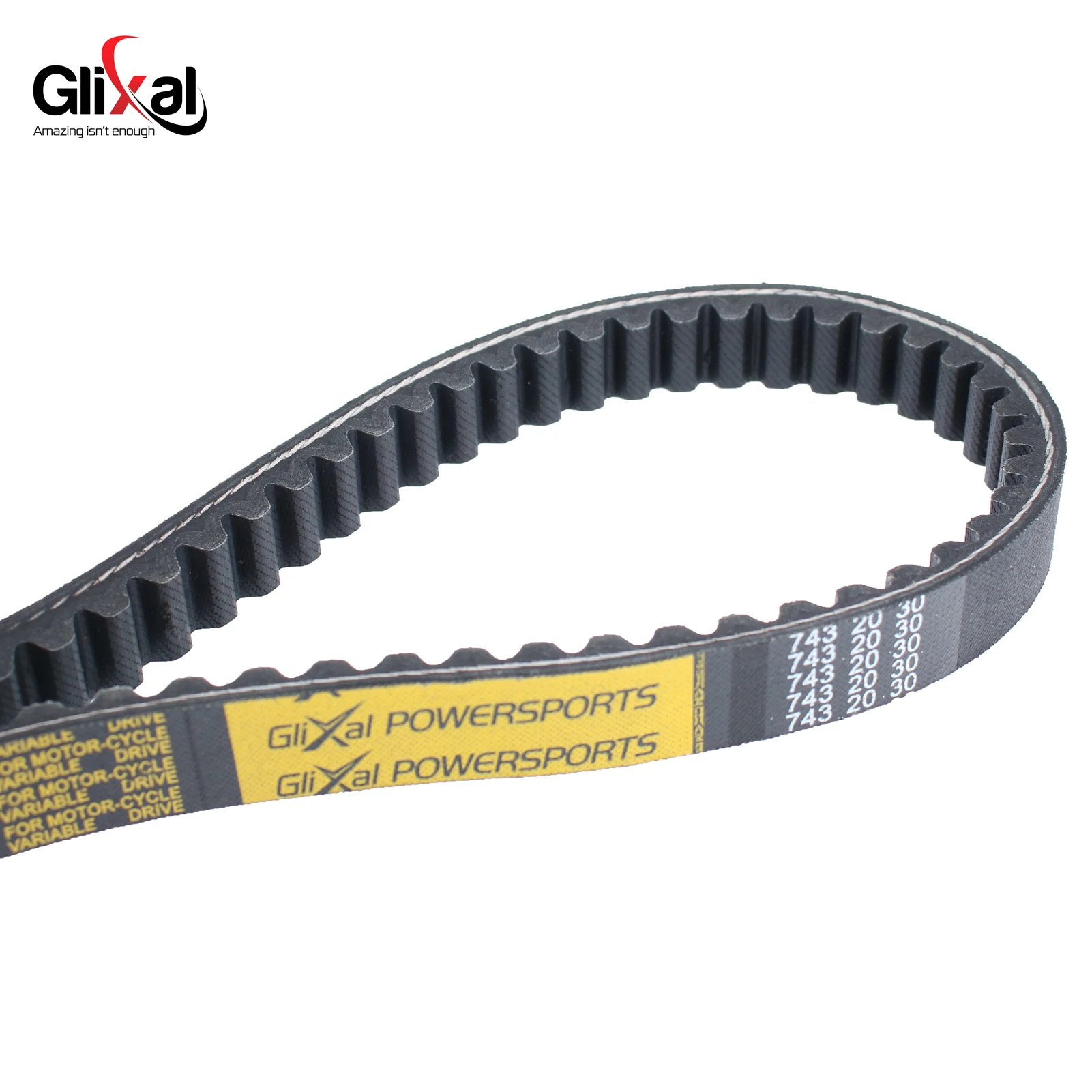 GY6 125cc 150cc 743-20-30 CVT Drive Belt for Chinese Scooter Moped ATV Go-kart 152QMI 157QMJ Engine 743 20 30 Glixal motorcycle scooter drive belt
